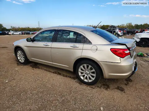 1C3CCBCG3DN744035 — 2013 Chrysler 200, фото 2 с аукциона Copart, Задняя часть