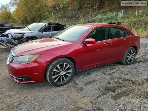 1C3CCBBG3DN715930 — 2013 Chrysler 200, Задняя часть, фото до ремонта