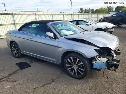 1C3BCBGG4EN135172 — 2014 Chrysler 200, фото 4 с аукциона Copart, Передняя часть