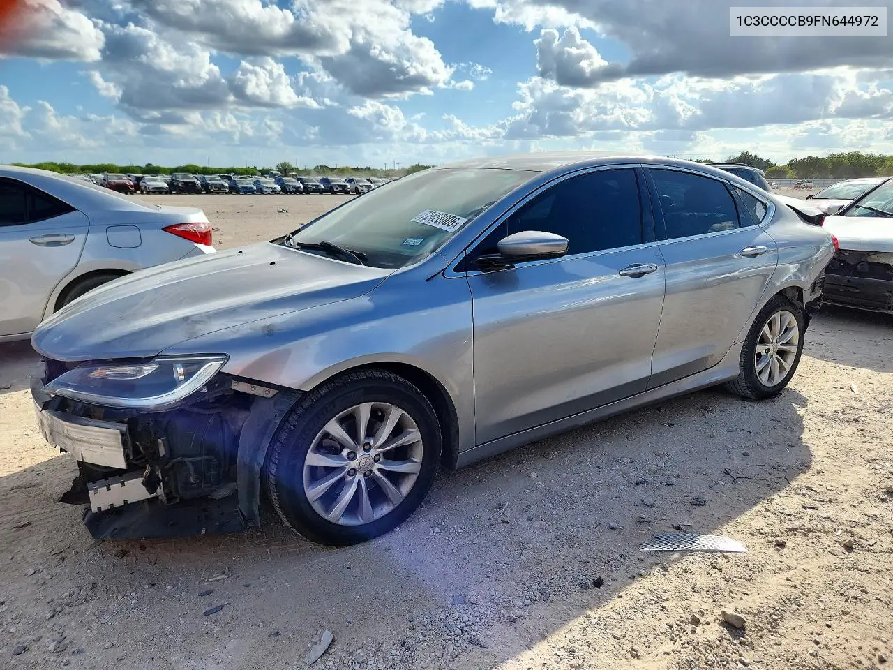 1C3CCCCB9FN644972 Chrysler 200 2015 — повреждение Передняя часть, фото до ремонта