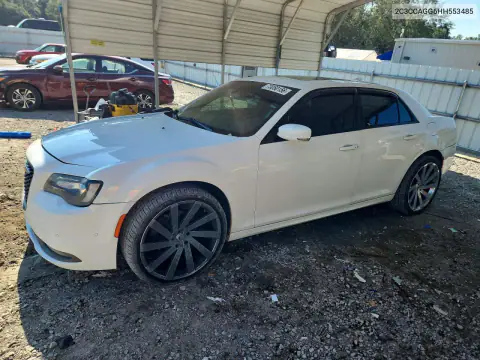 2C3CCAGG6HH553485 — 2017 Chrysler 300, ПЕРЕДНЯЯ ЧАСТЬ, фото до ремонта