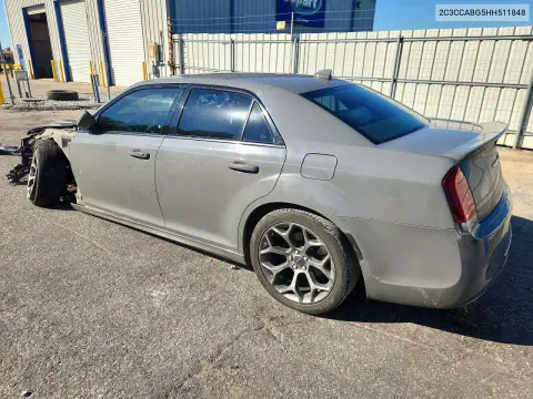 2C3CCABG5HH511848 — 2017 Chrysler 300, zdjęcie 2 z Copart, Przód