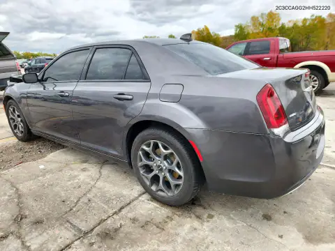 2C3CCAGG2HH522220 — 2017 Chrysler 300, zdjęcie 2 z Copart, Przód