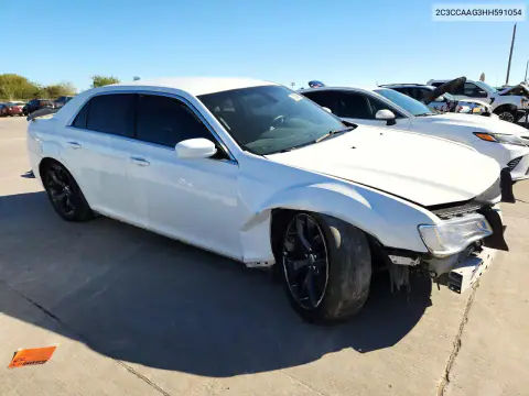 2C3CCAAG3HH591054 — 2017 Chrysler 300, photo 4 from Copart, Front end