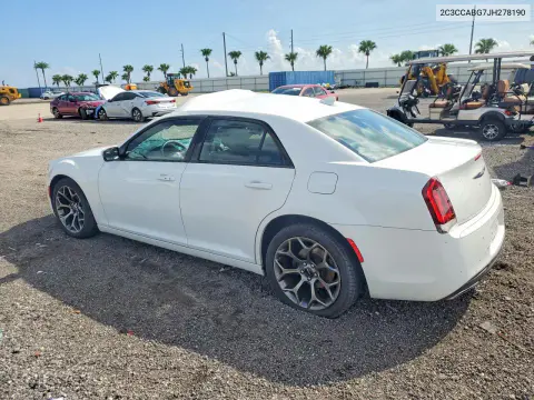 2018 Chrysler 300 S VIN 2C3CCABG7JH278190 фото 2