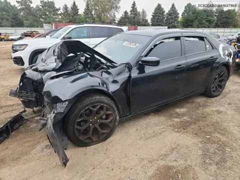 2C3CCABG4KH637965 — 2019 Chrysler 300, ПЕРЕДНЯЯ ЧАСТЬ, фото до ремонта