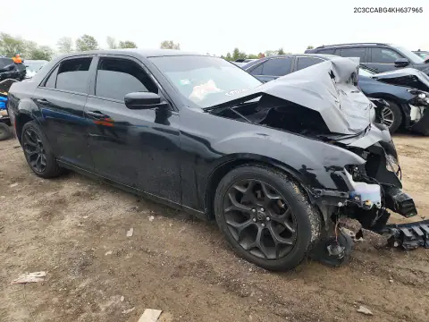 2C3CCABG4KH637965 — 2019 Chrysler 300, zdjęcie 4 z Copart, Przód