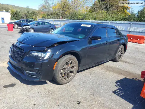 2C3CCARG8MH683582 — 2021 Chrysler 300, Parte trasera, fotos antes de reparar