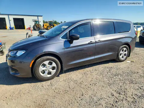 2C4RC1CGXHR657631 — 2017 Chrysler Pacifica, Бокова частина, фото до ремонту