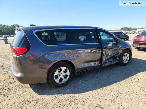 2C4RC1CGXHR657631 — 2017 Chrysler Pacifica, foto 3 de Copart, Lateral