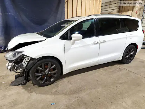 2C4RC1BG7JR174878 — 2018 Chrysler Pacifica, Передняя часть, фото до ремонта