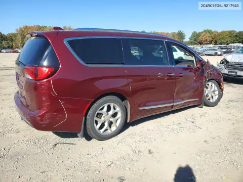 2C4RC1EG6JR217943 — 2018 Chrysler Pacifica, photo 3 from Copart, Rollover