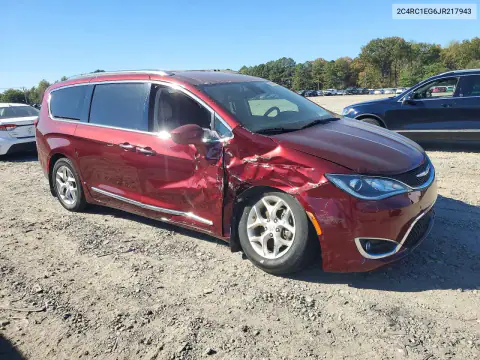 2C4RC1EG6JR217943 — 2018 Chrysler Pacifica, photo 4 from Copart, Rollover