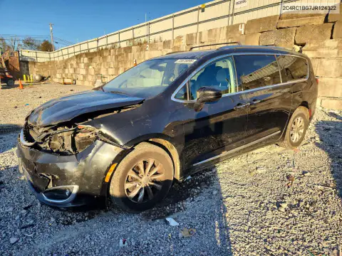 2C4RC1BG7JR124322 — 2018 Chrysler Pacifica, Передня частина, фото до ремонту