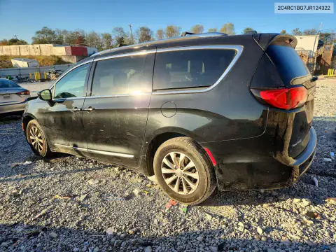 2C4RC1BG7JR124322 — 2018 Chrysler Pacifica, photo 2 from Copart, Front end
