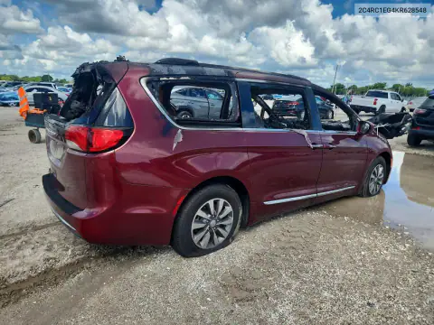 2C4RC1EG4KR628548 — 2019 Chrysler Pacifica, zdjęcie 3 z Copart 20.10.2026, Pożar