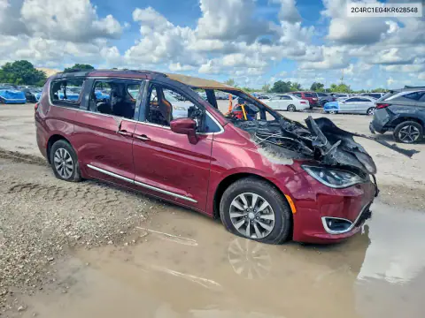 2C4RC1EG4KR628548 — 2019 Chrysler Pacifica, zdjęcie 4 z Copart 20.10.2026, Pożar