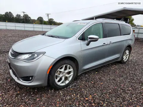 2C4RC1GG6KR732102 — 2019 Chrysler Pacifica, ქვედა ნაწილის დაზიანება, ფოტოები შეკეთებამდე