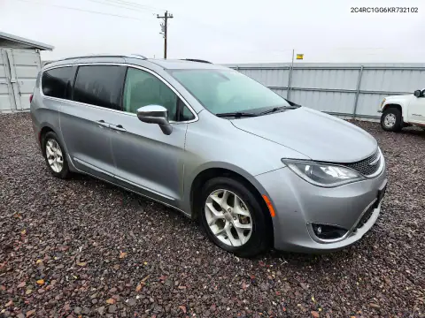 2C4RC1GG6KR732102 — 2019 Chrysler Pacifica, foto 4 de Copart, Daños en los bajos