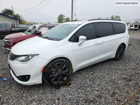 2C4RC1GG6KR749059 — 2019 Chrysler Pacifica, Передня частина, фото до ремонту