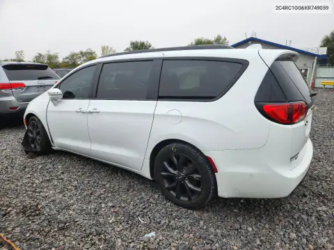 2C4RC1GG6KR749059 — 2019 Chrysler Pacifica, фото 2 з Copart, Передня частина