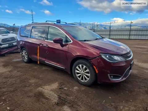 2C4RC1BG6KR665718 — 2019 Chrysler Pacifica, photo 4 from Copart, Rear end