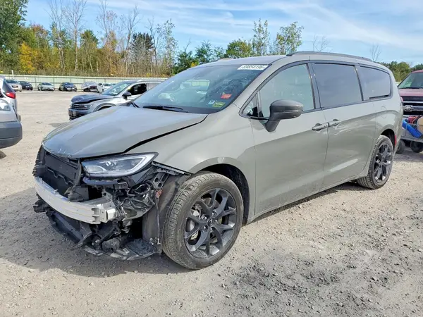 2C4RC3BG1MR564763 — 2021 Chrysler Pacifica, Передняя часть (Front End), фото до ремонта