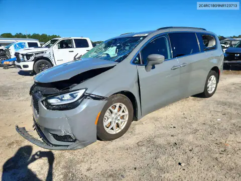 2C4RC1BG9NR123713 — 2022 Chrysler Pacifica, წინა ნაწილი, ფოტოები შეკეთებამდე