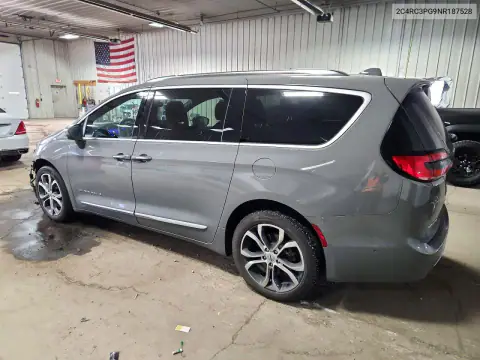 2C4RC3PG9NR187528 — 2022 Chrysler Pacifica, photo 2 from Copart, Front end
