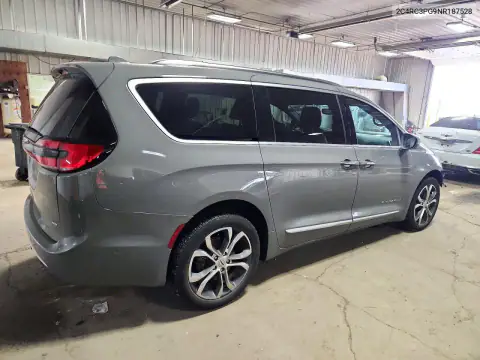 2C4RC3PG9NR187528 — 2022 Chrysler Pacifica, photo 3 from Copart, Front end