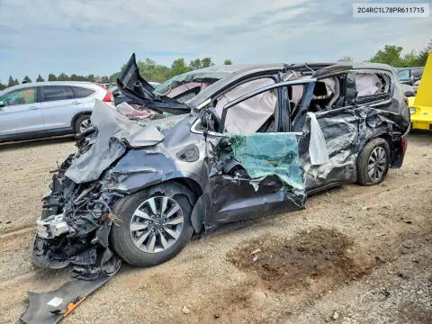 2C4RC1L78PR611715 — 2023 Chrysler Pacifica, Повреждения со всех сторон, фото до ремонта