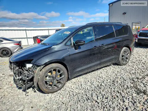 2C4RC1BG9PR598507 — 2023 Chrysler Pacifica, Parte delantera, fotos antes de reparar