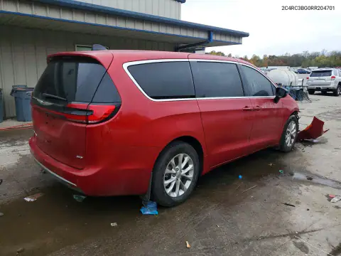 2C4RC3BG0RR204701 — 2024 Chrysler Pacifica, photo 3 from Copart, Side