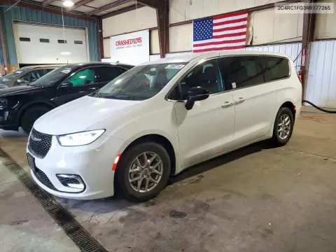 2C4RC1FG3RR177265 — 2024 Chrysler Pacifica, ПЕРЕДНЯЯ ЧАСТЬ, фото до ремонта