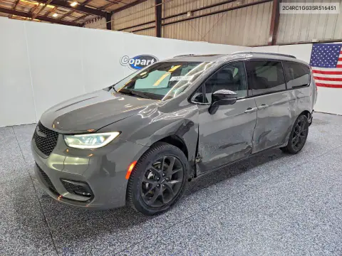 2C4RC1GG3SR516451 — 2025 Chrysler Pacifica, Боковая часть, фото до ремонта