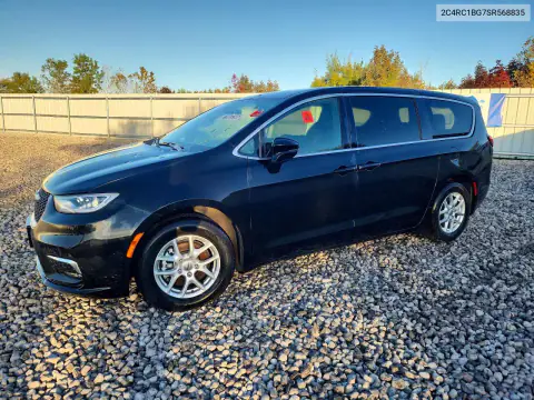 2C4RC1BG7SR568835 — 2025 Chrysler Pacifica, Przód, zdjęć przed naprawą