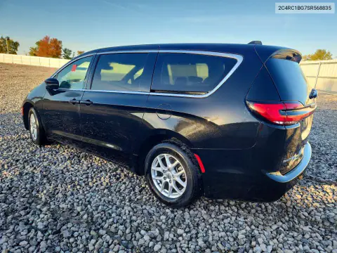 2C4RC1BG7SR568835 — 2025 Chrysler Pacifica, photo 2 from Copart 19.10.2026, Front end