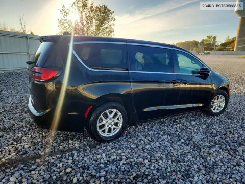 2C4RC1BG7SR568835 — 2025 Chrysler Pacifica, photo 3 from Copart 19.10.2026, Front end