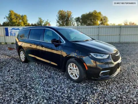 2C4RC1BG7SR568835 — 2025 Chrysler Pacifica, photo 4 from Copart 19.10.2026, Front end