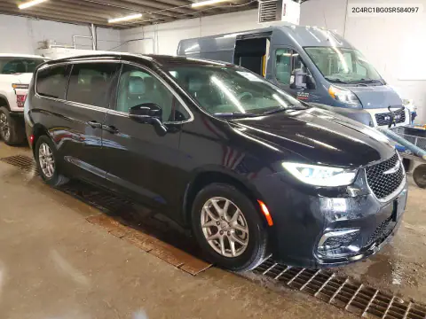 2C4RC1BG0SR584097 — 2025 Chrysler Pacifica, photo 4 from Copart 14.10.2026, Front end