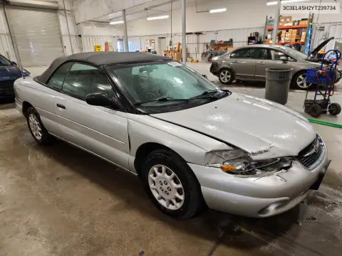 2000 Chrysler Sebring Jx VIN 3C3EL45H2YT239734 фото 4