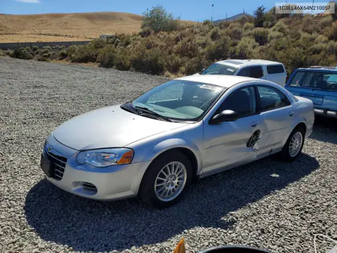 1C3EL46X64N210057 — 2004 Chrysler Sebring, Side, before-repair photos