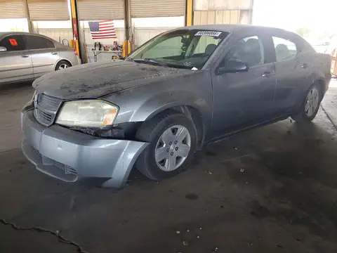 1B3LC46K28N102758 — 2008 Dodge Avenger, წინა ნაწილი (Front End), ფოტოები შეკეთებამდე