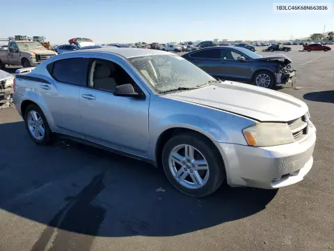 2008 Dodge Avenger Se VIN 1B3LC46K68N663836 фото 4