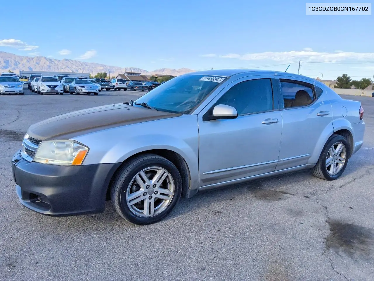 2012 Dodge Avenger Sxt VIN 1C3CDZCB0CN167702 фото 1