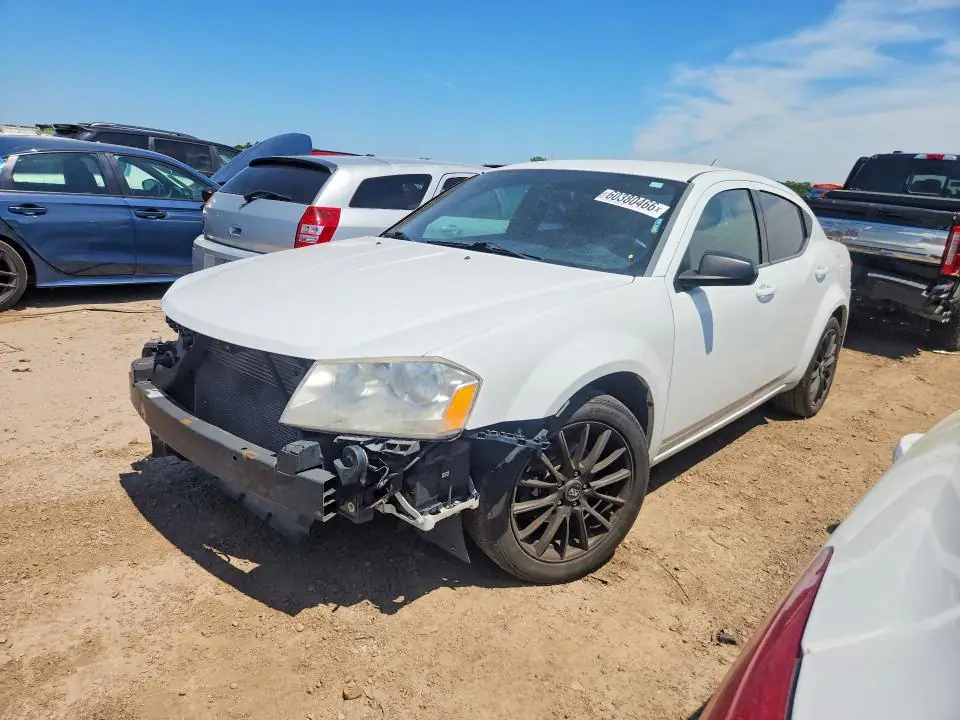 1C3CDZABXDN517874 Dodge Avenger 2013 — повреждение Передняя часть, фото до ремонта