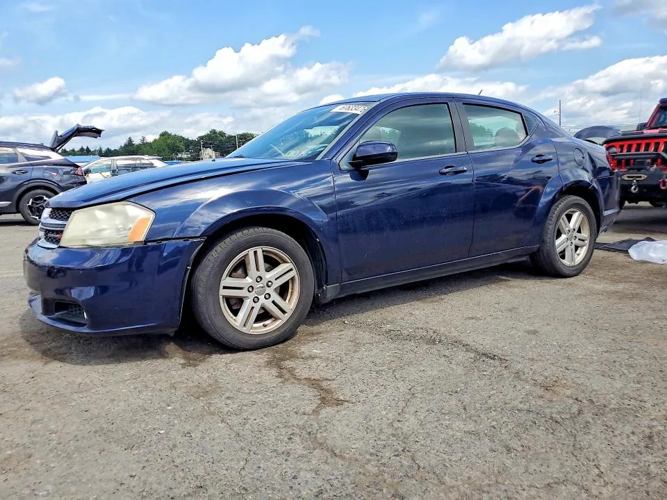 2013 DODGE AVENGER VIN 1C3CDZCB1DN768084 фото 1