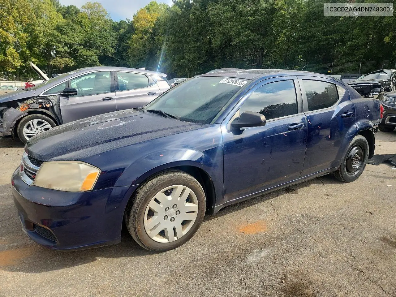 2013 Dodge Avenger Se VIN 1C3CDZAG4DN748300 фото 1