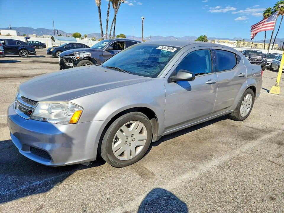 2014 Dodge Avenger VIN 1C3CDZAB6EN112581 фото 1