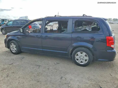 2011 Dodge Grand Caravan Express VIN 2D4RN4DG2BR648264 фото 2